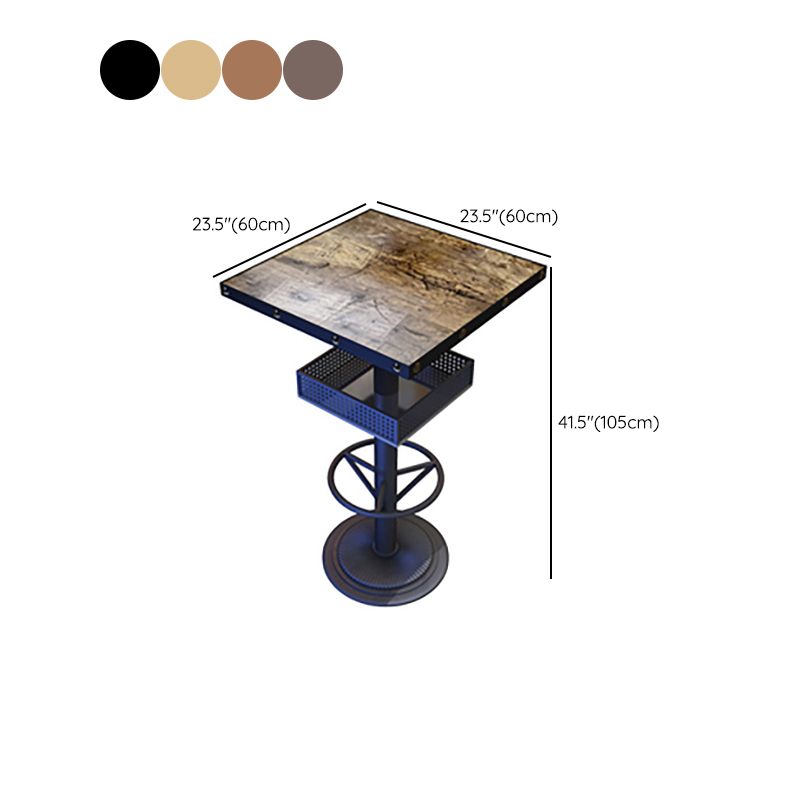 Industrial Bar Dining Table Cafe And Breakroom Bar Wine Table