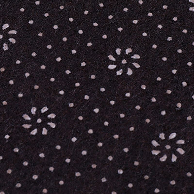 Dark Green Botanical Rug Polyester Modern Rug Stain Resistant Rug for Living Room