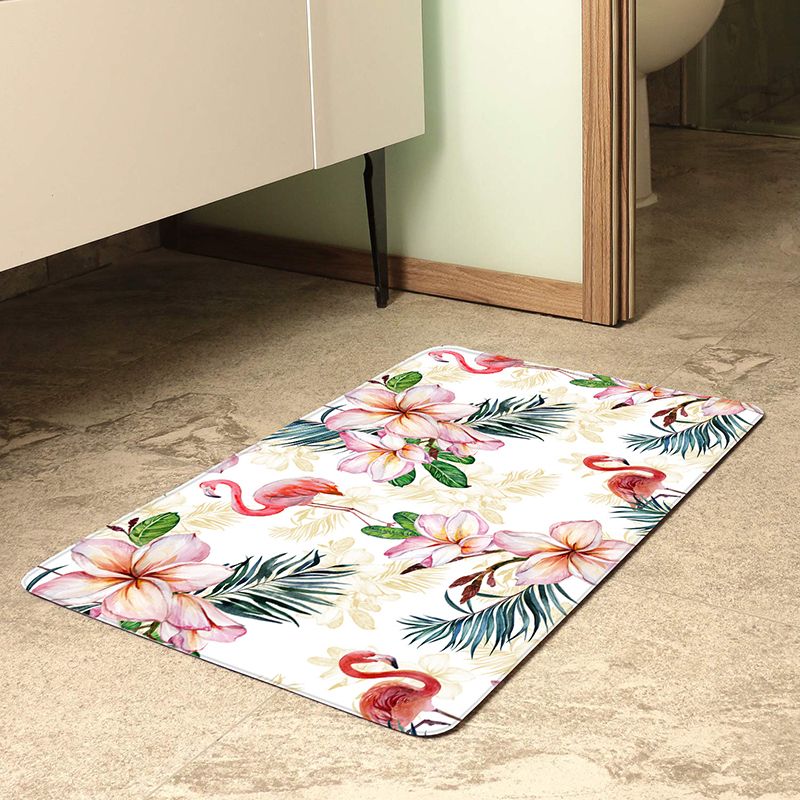 Modern FlamingoS Patroon Tapijt PVC binnen Tapijt niet-slip achterste ruggebied tapijt voor woningdecoratie