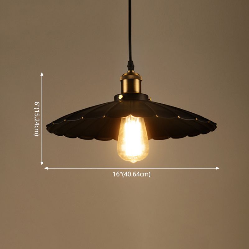Industrielle Vintage einzelner Anhänger leichter schmiedeeisernen, überbrochener Hanglampe für das Café
