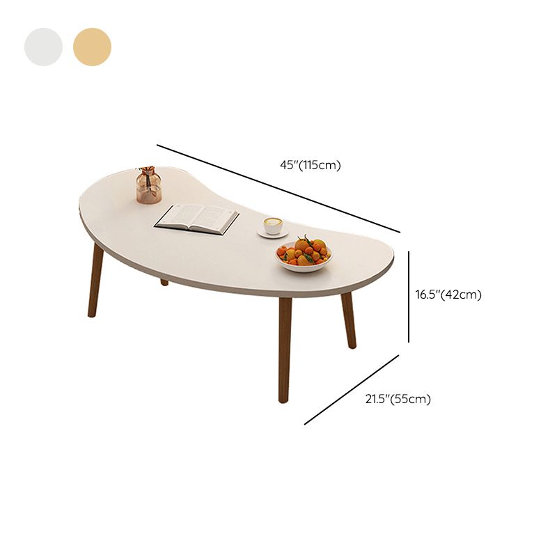 4 Legs Wood Coffee Table Set Bedroom Coffee Table with Storage