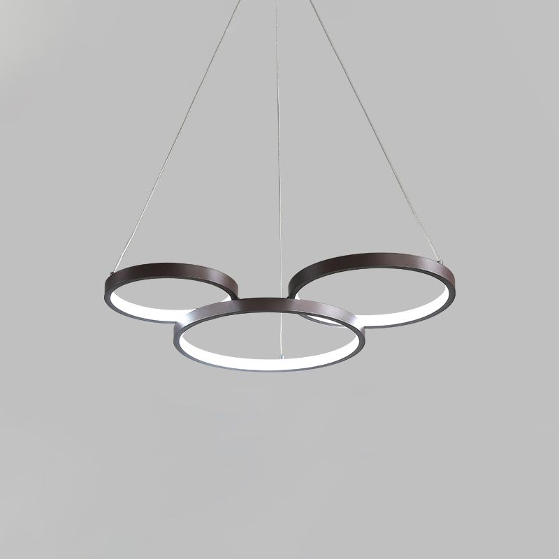 Modernista LED LED CONSIGLIO CONSCIATO CONTENUTO 3/4/5 TIRE ALO ALO LAMPAGGIO A RAMBINO ACCILICO con ombra acrilica