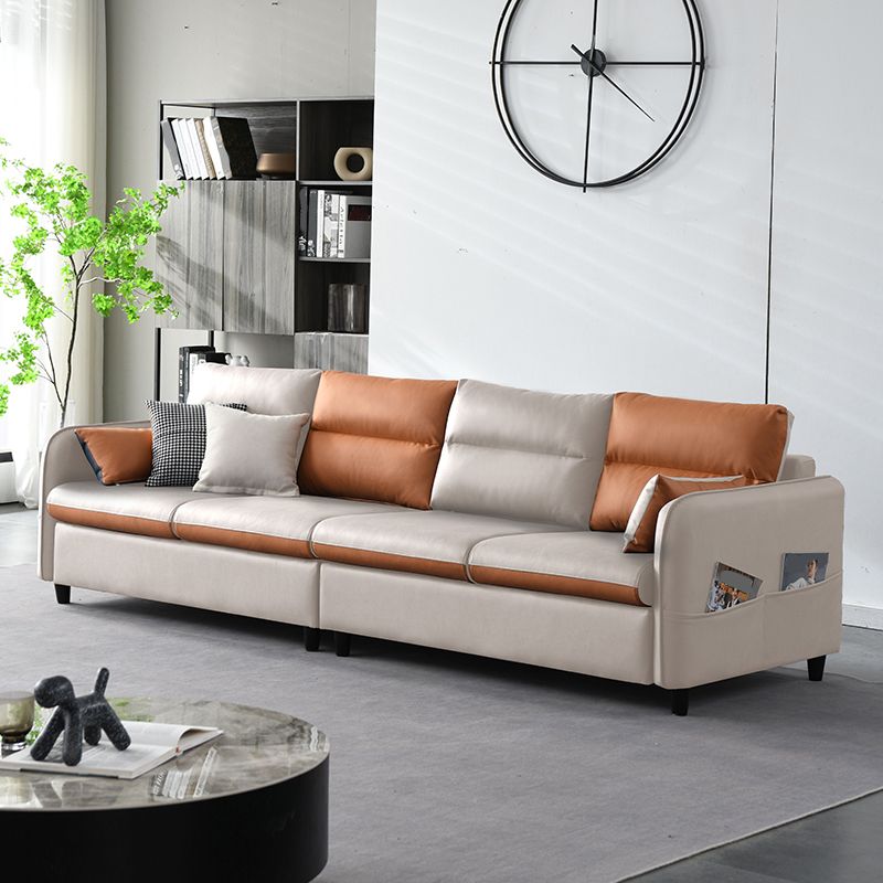 29.53" H Modern Square Arm Sofa with Cushions for Living Room,Apartment