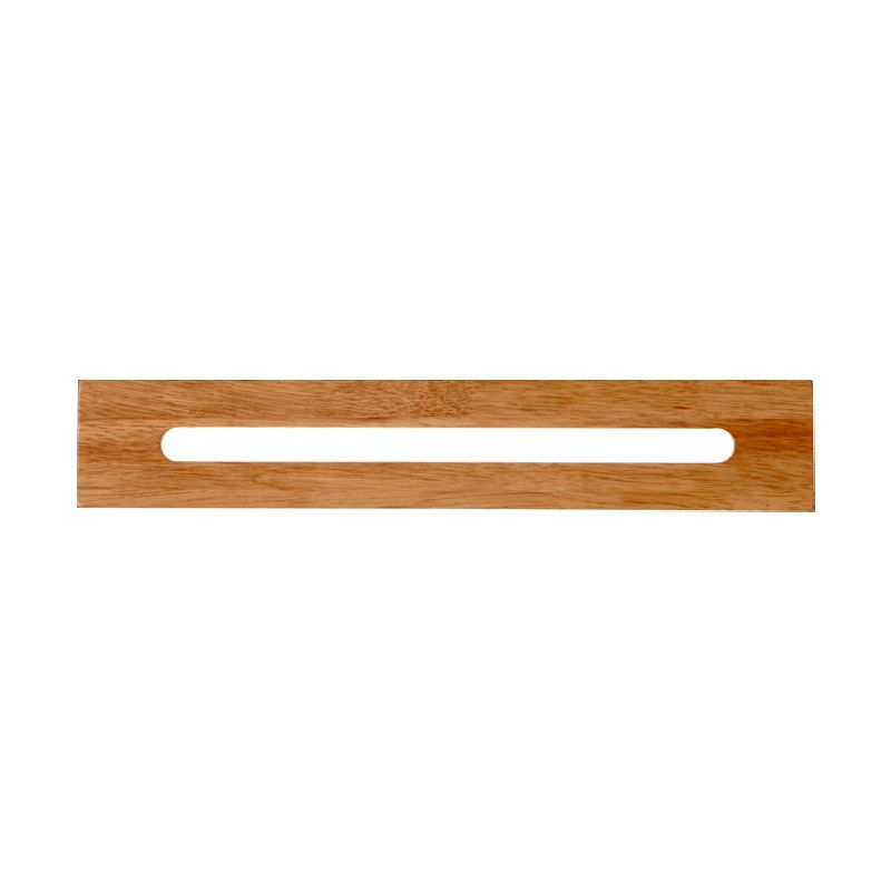 Rechteckige Holzwandhalterung hellem modernistischen LED Braune Wandhalter