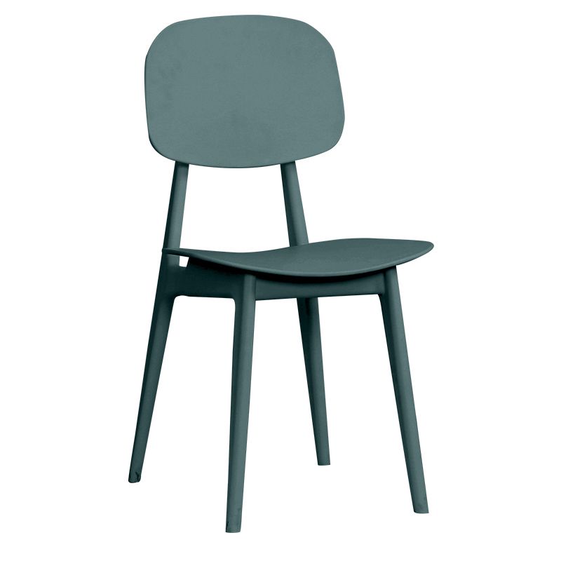Silla de comedor plástica con respaldo abierto contemporáneo con acabado mate para restaurante