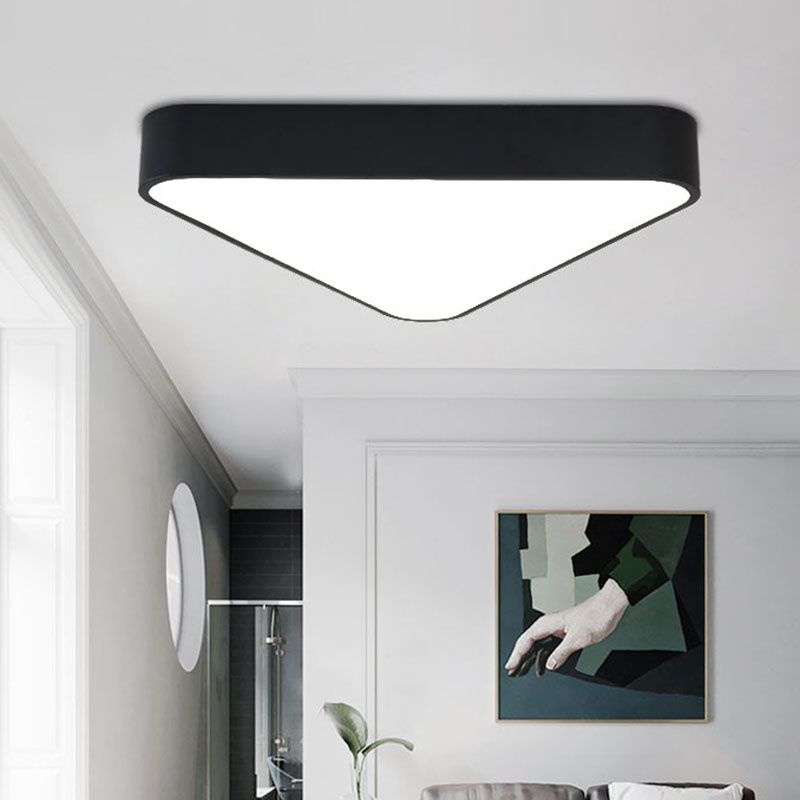 Acrilico Triangolare Flush Light Nordic LED Flush Montaggio Soffitto Illuminazione Fissaggio per Foyer