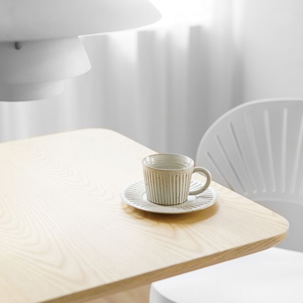 Mesa de barra de metal industrial Top 41.3 "H Table de bistro de pedestal para café