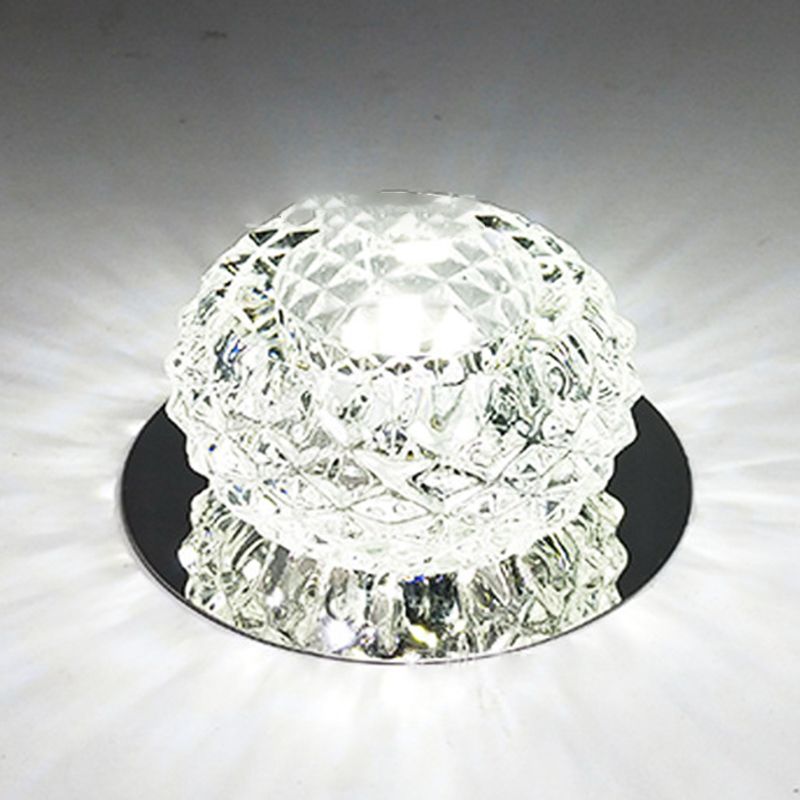 Modern Globe Ceiling Flush Mount Lights Crystal Ceiling Lights
