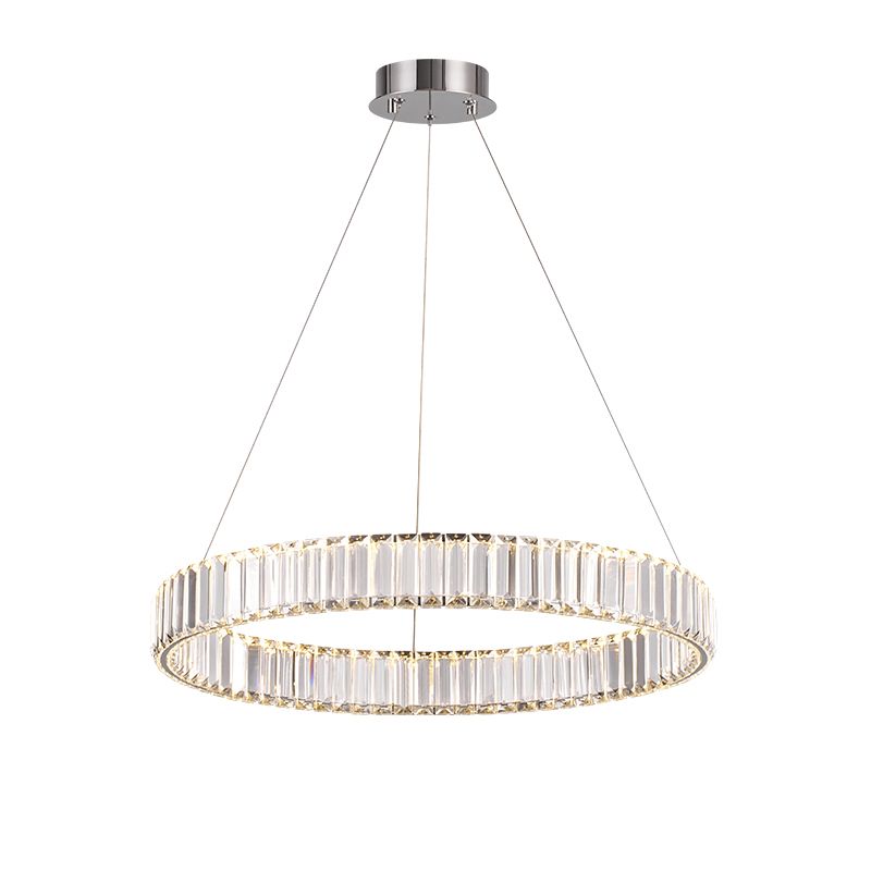 Luci d'isola orbicolare Crystal Contemporary Simplicity Fissature di illuminazione a sospensione per il ristorante