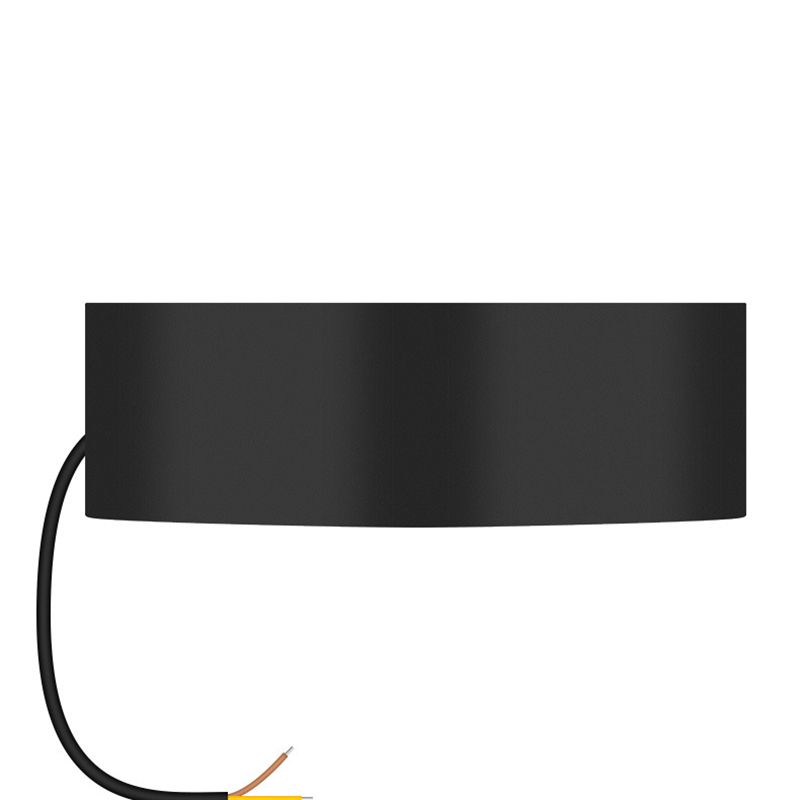 Aluminium -Wandleuchten im nordischen Stil schwarzes Mehrlichtwandlicht für draußen