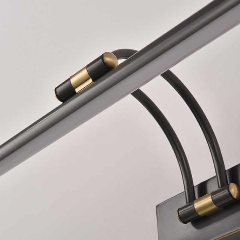 Modern Minimalist LED Adjustable Wall Lamp Copper Linear Wall Light with Acrylic Shade