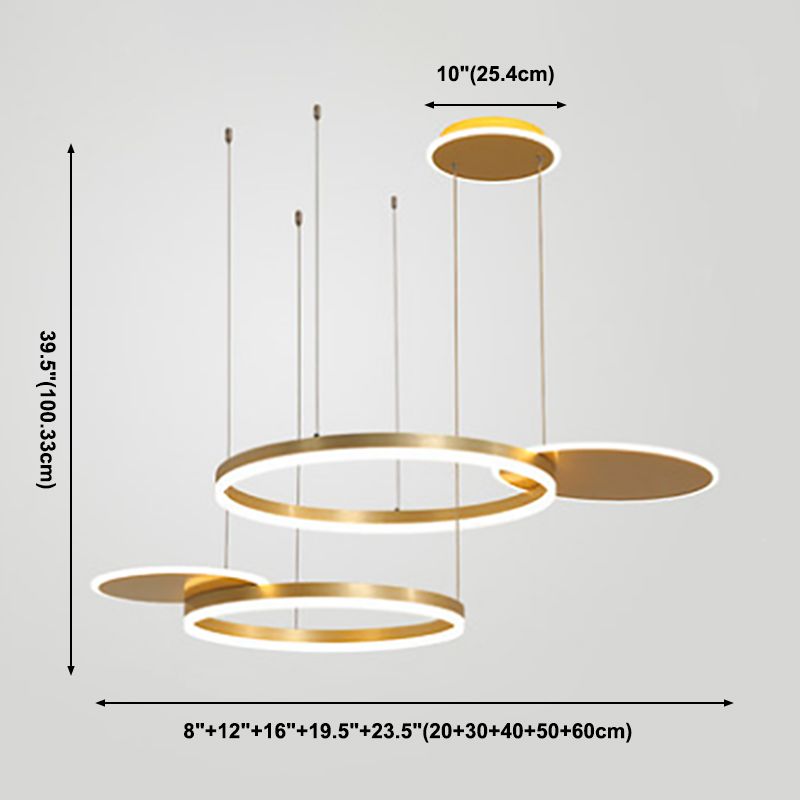 Moderner Stil mehrlicht LED-Lampendecke hängende Licht für Wohnzimmer