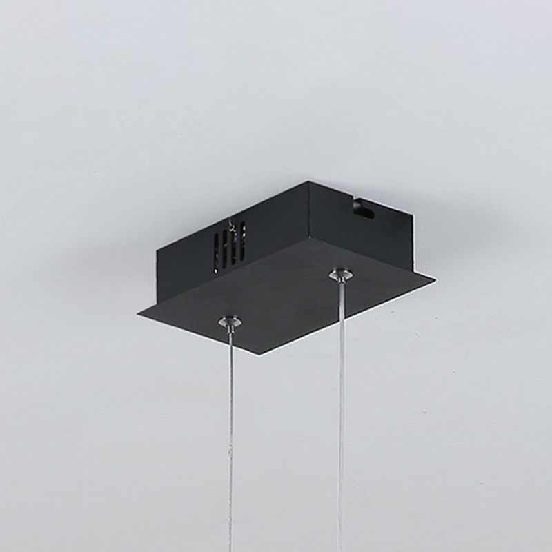 Modernism LED Ceiling Light Black/White Kitchen Island Lighting for Foyer