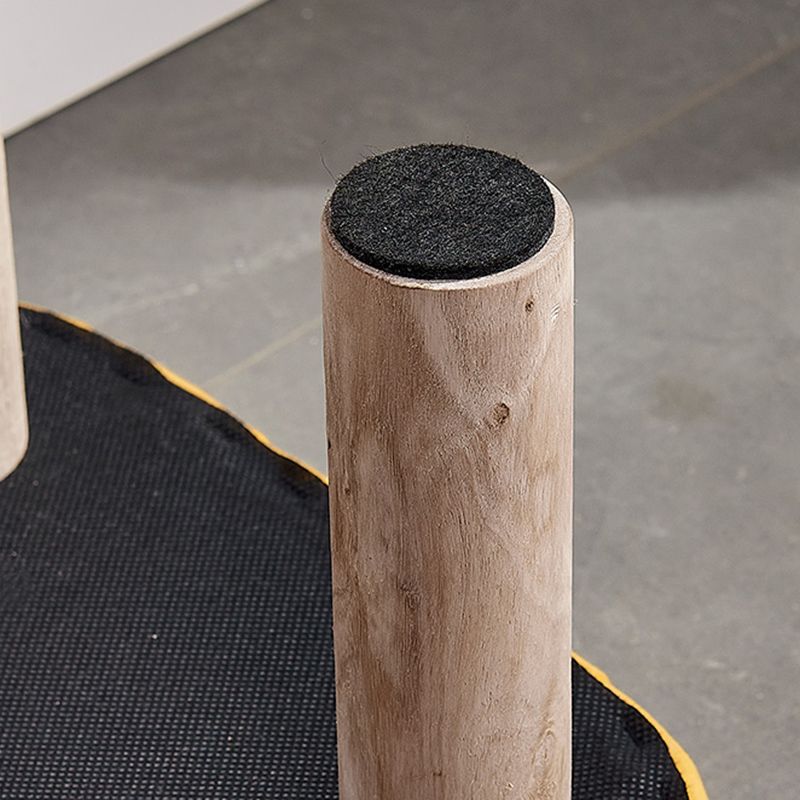 Solid Color Fabric Standard Stool Modern Simple Unique Shape Upholstered Footstool