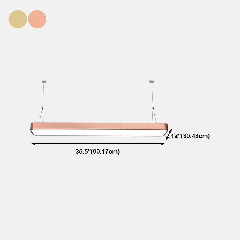 Contemporary Hanging Light Simplicity Pendent Lighting Fixture for Meeting Room