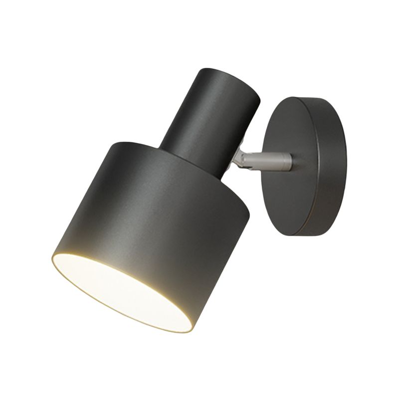 Polished Finish Single Modern Wall Mounted Sconce Metal LED Wall Light