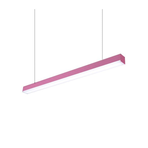Iluminación colgante de metal de Sliver Simplicidad LED AZUL/PURPURA/MADERA Luz de techo colgante para sala de estar