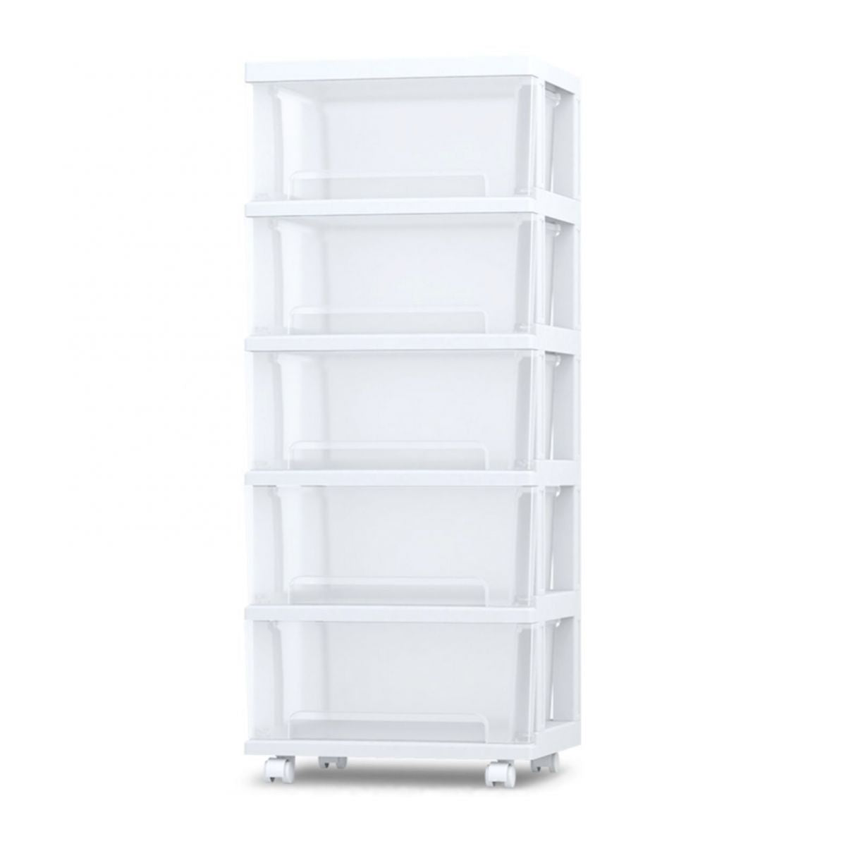 Modern Style Bookshelf Closed Back Plastic Bookcase for Home Office