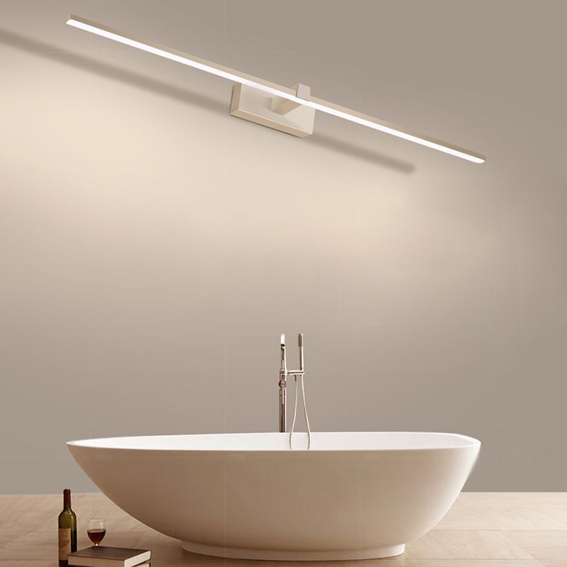 Noordse moderne spiegellicht Simple Long Strip Mirror Lamp Fixture voor badkamer