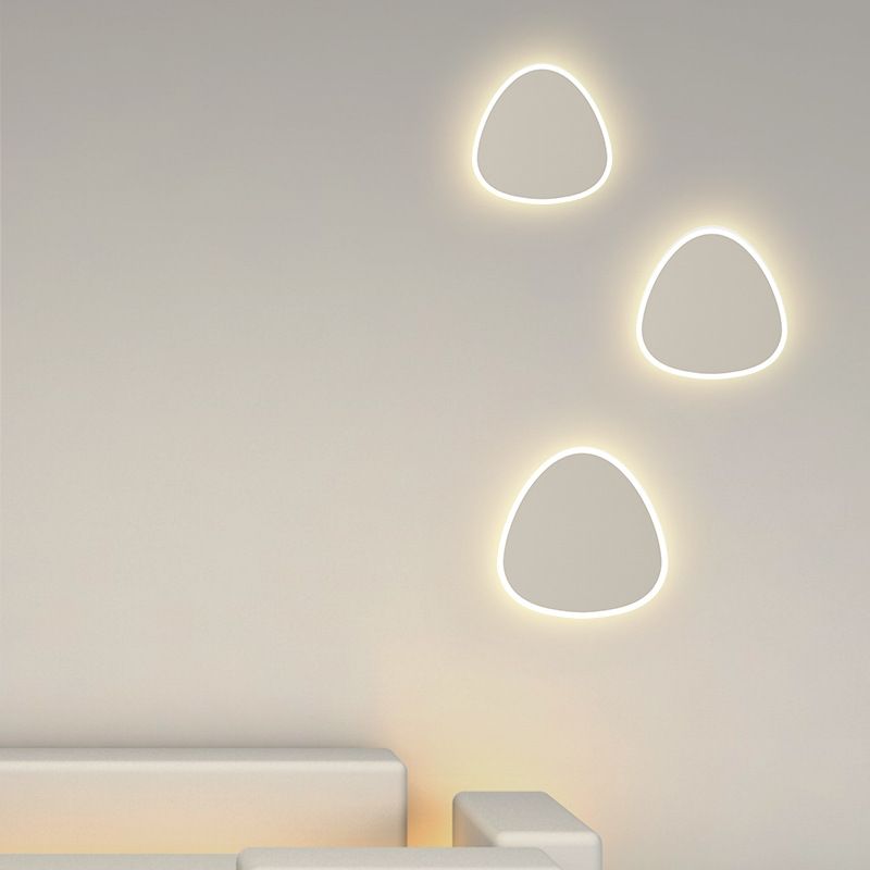 LED Wall Lamp 1-Light Simple Wall Mount Lamp with Acrylic Shade for Bedroom