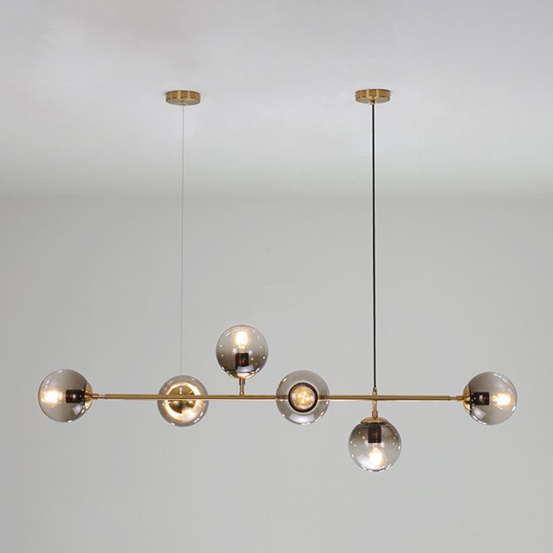 Modern Style Island Light Glass Hanging Light for Dining Room