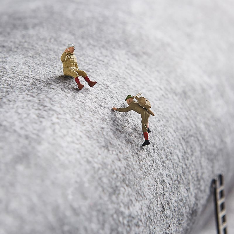 Blue Living Room Carpet Geometric Pattern Polyester Area Rug Non-Slip Backing Rug