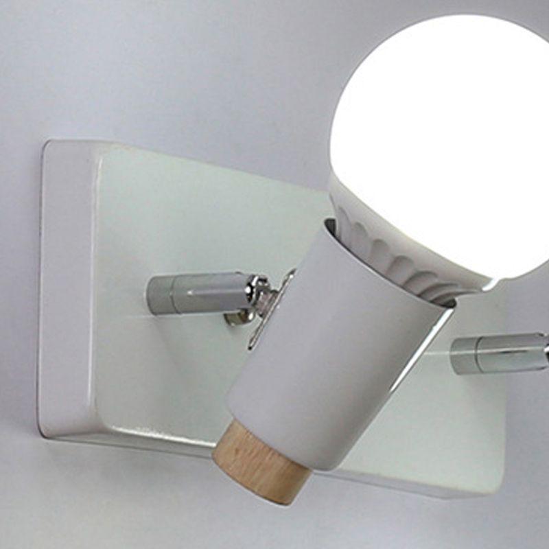 Cylinder Shape Rail Ceiling Lamp Modern Iron 1 Light Flush Mount for Clothing Store
