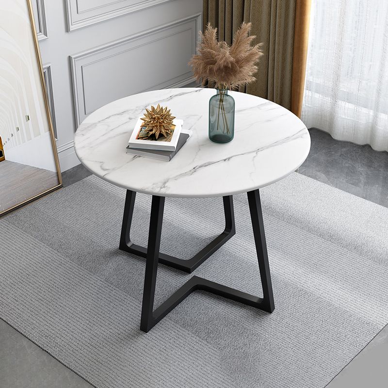 Tavolo da pranzo rotondo contemporaneo tavolo da pranzo in pietra sinterizzato per sala da pranzo