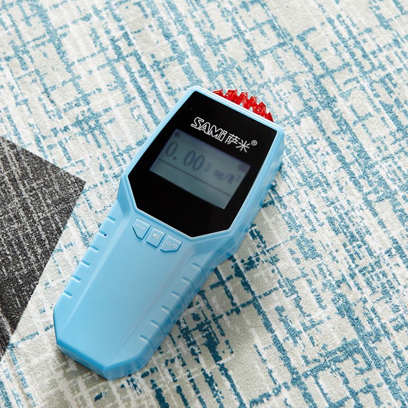 Blue Tone Modern Indoor Rug Polyester Leaves Print Carpet Easy Care Rug for Home Decoration