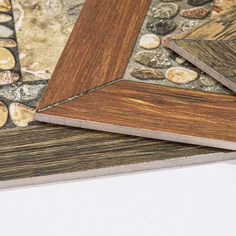 Carrelage de sol carré à bord droit, carrelage de sol design vintage pour sol extérieur
