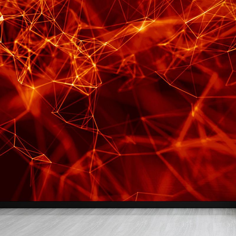 Magical Structure Diagram Wall Mural Contemporary Non-Woven Material Wall Covering