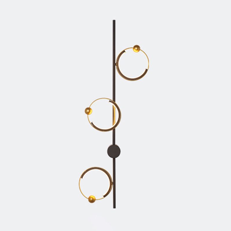 Nordic Style Wall Light Circle Shape LED Wall Lamp with Acrylic Shade for Bedroom