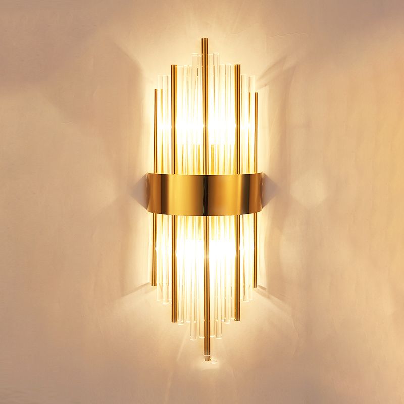 Crystal Wall Lamp Postmodern Sconce Light Fixture for Living Room Bedroom