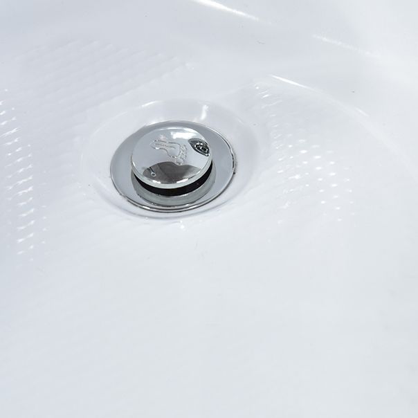 Modern Corner Soaking Bathtub Antique Finish Back to Wall Bath Tub