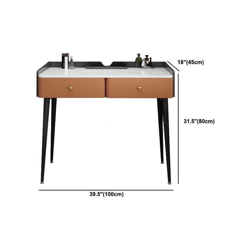 Contemporary Makeup Vanity Desk Table Wooden Vanity Dressing Table with Drawer