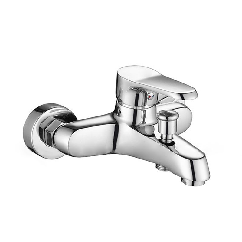 Bathroom Tub Spout Wall Mounted Hand Shower Fixed Bathtub Faucet