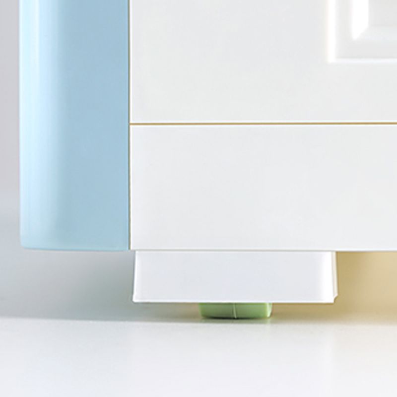 Contemporary Storage Cabinet with Legs Plastic Wardrobe Closet