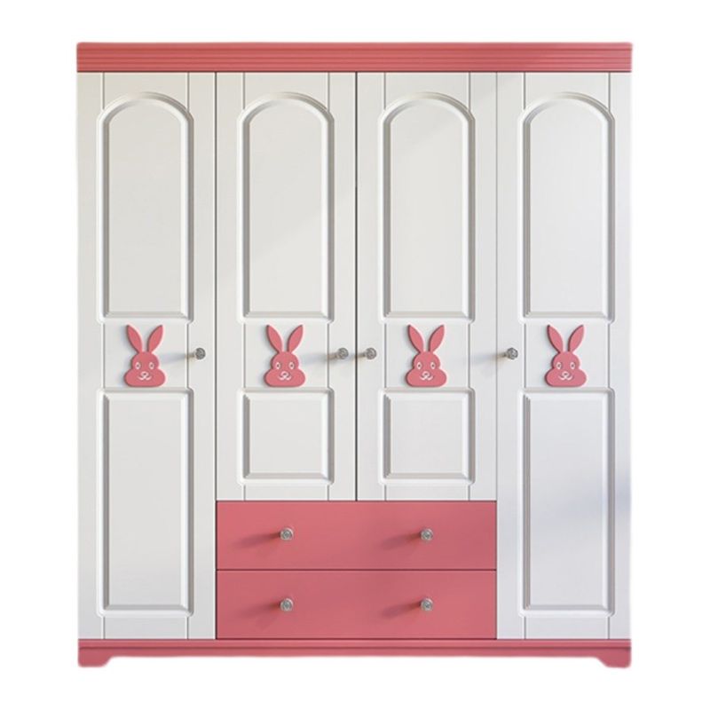 Coastal Storage Cabinet with Hinged Door Manufactured Wood Matte Finish Cabinet