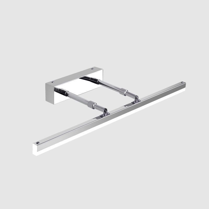 Luces de apliques de tocador de lámpara LED moderna con brazo ajustable para el baño