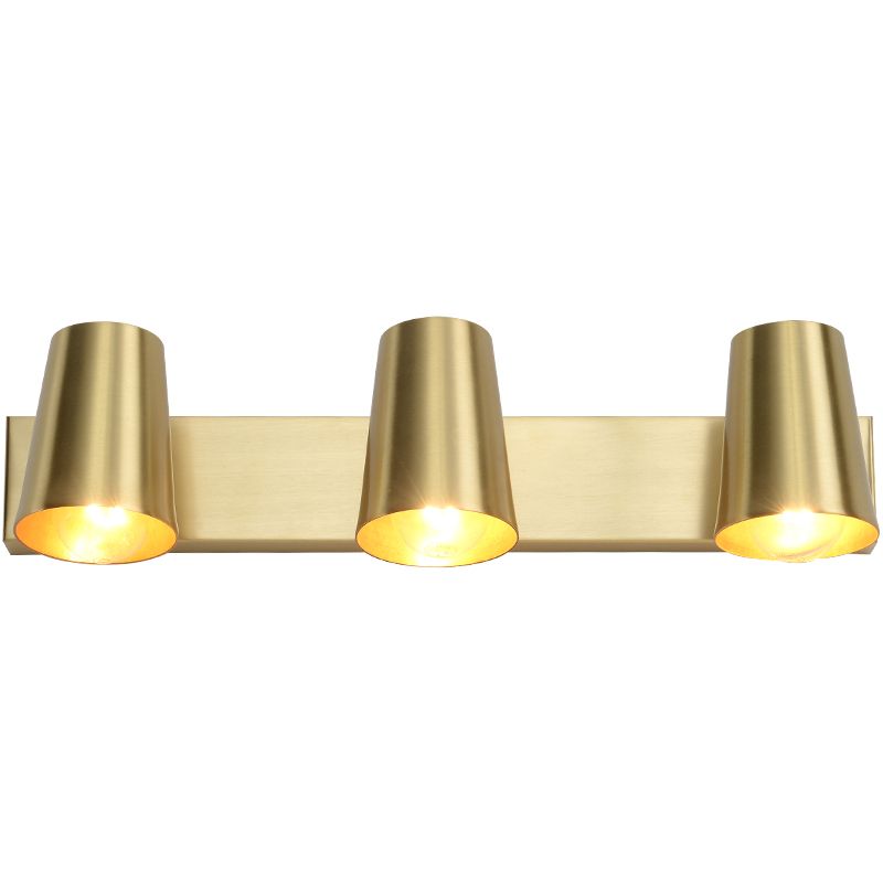 Cono a forma di parete leggera applique in metallo nordico monte da parete da parete lampada in oro