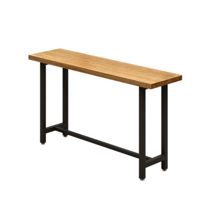 Modern Bar Table Set 1/7 Pieces Rectangle Pine Wood Counter Table for Shop