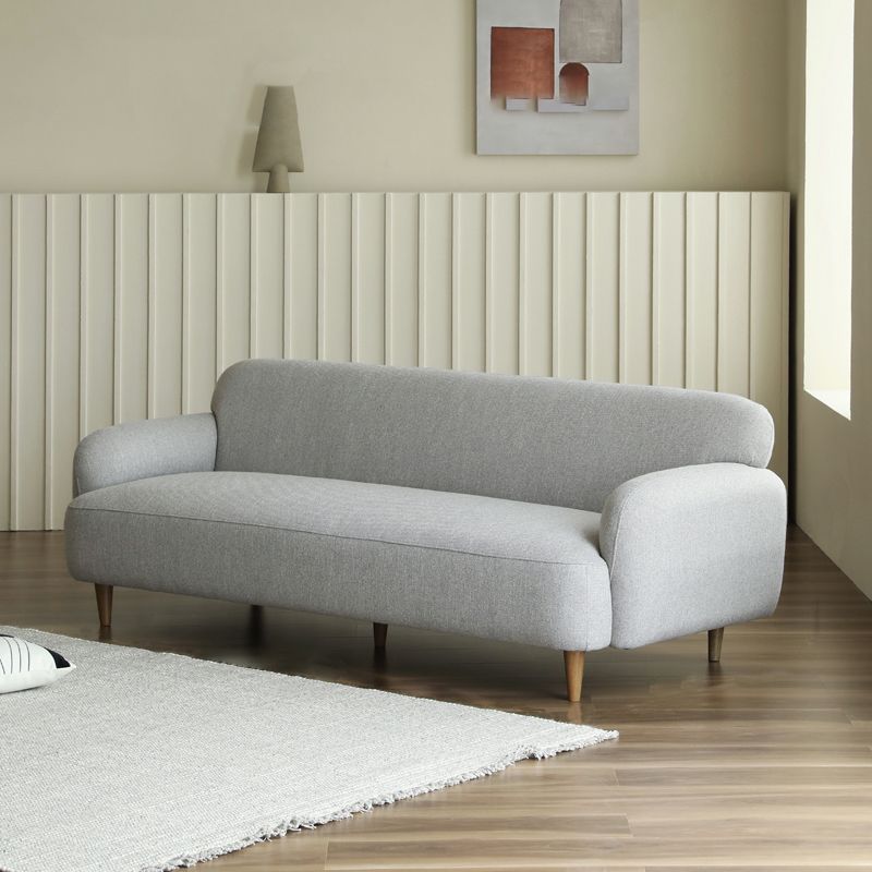 Scandinavian Recessed Arm Standard Tight Back for Living Room