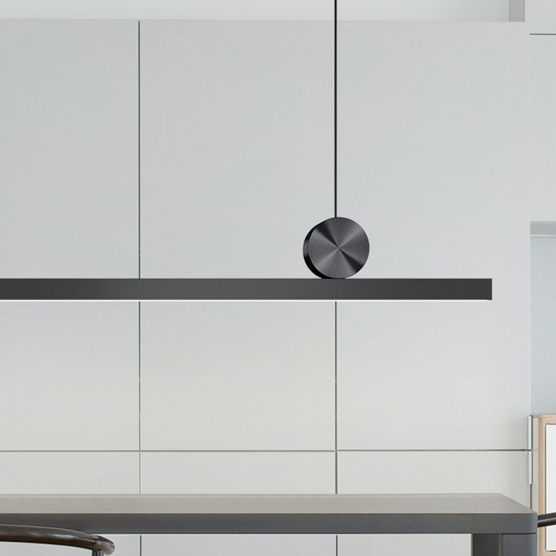 Luce di lusso Nordic Simple Slease LED LED Isola sospesa Luce a ciondolo per sala da pranzo