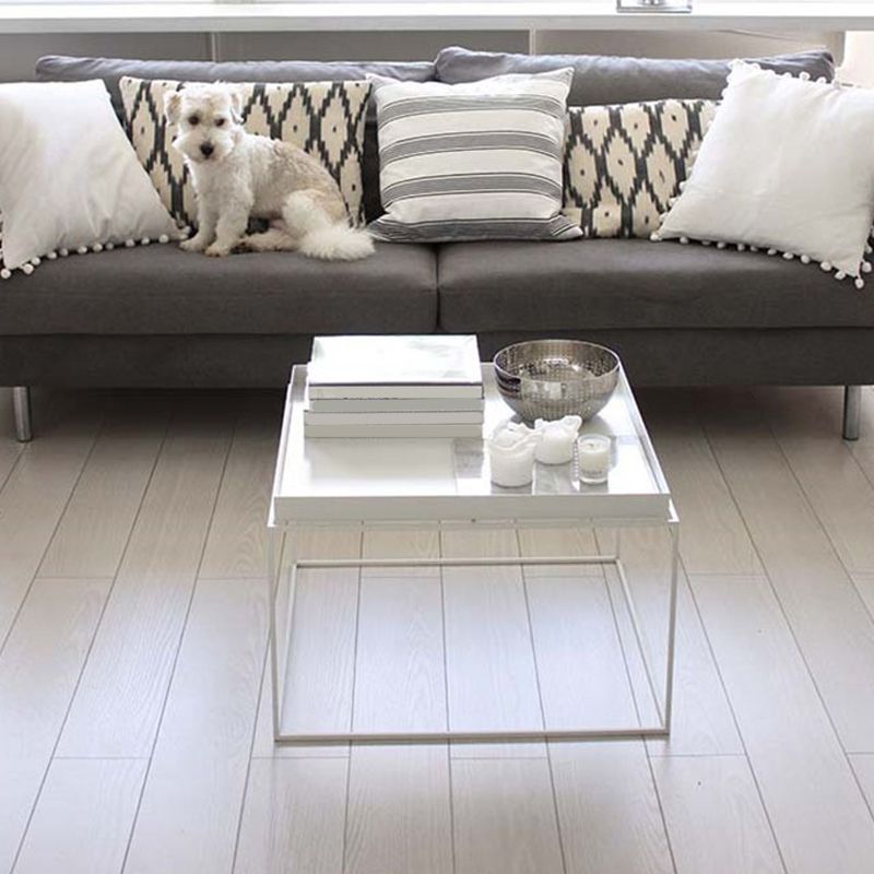 Square Iron Coffee Table Modernism Simple Frame Cocktail Table