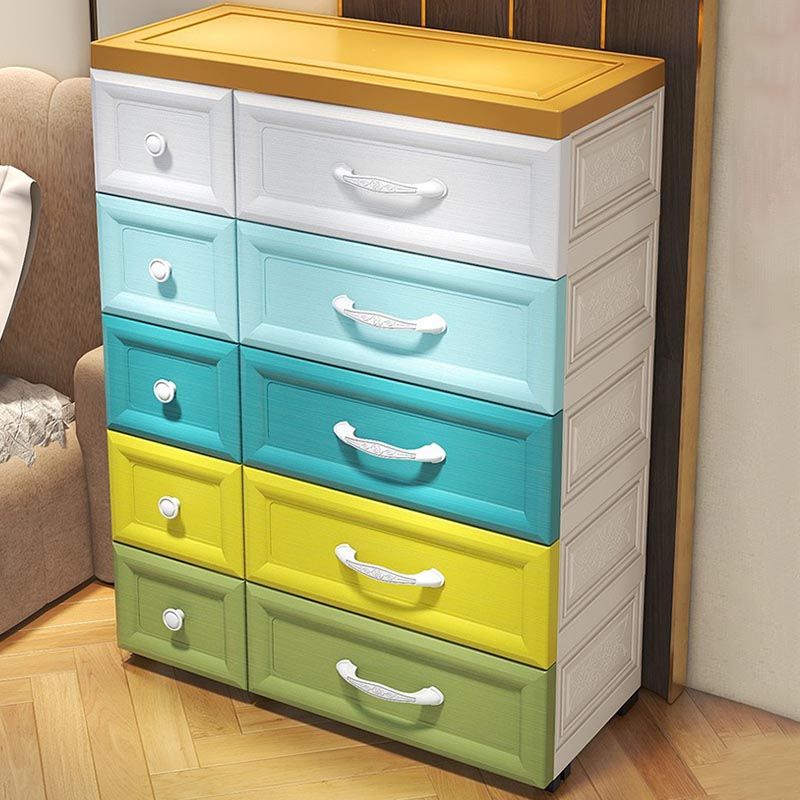 Contemporary Non-Hanging Armoire Plastic Wardrobe Closet,29.13" D x 13.78" W x 39.37" H