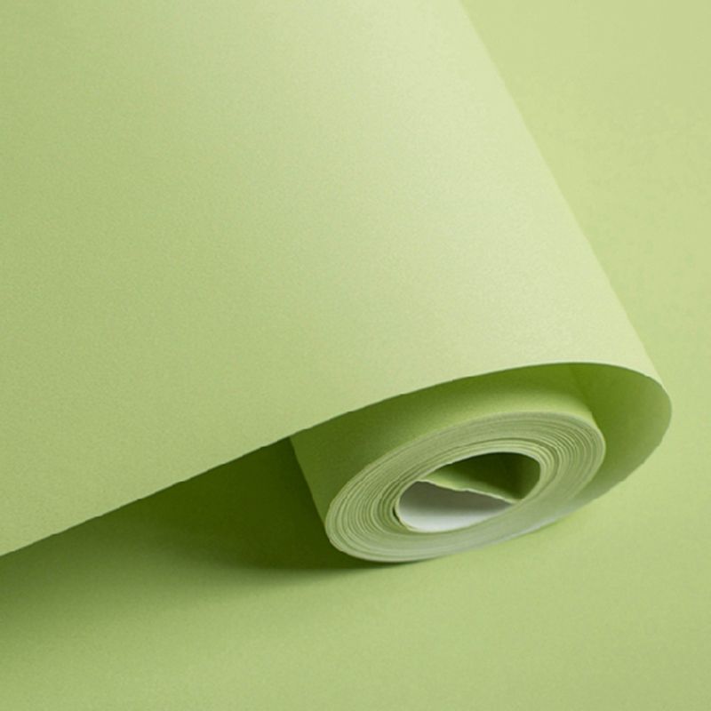 Multi Color Pure Color Patterned Wallpaper Roll Unpasted Wall Covering for Living Room