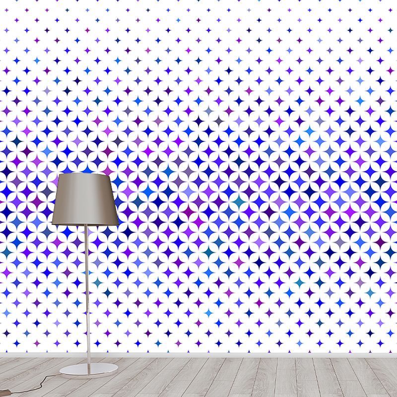 Geometry Illustration Wall Murals Mildew Resistant Wall Murals for Home
