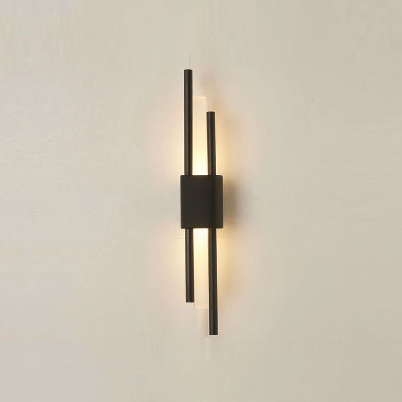 Modern Linear Wall Sconce Household Wall Lamp Fixture for Bedroom Sitting Room