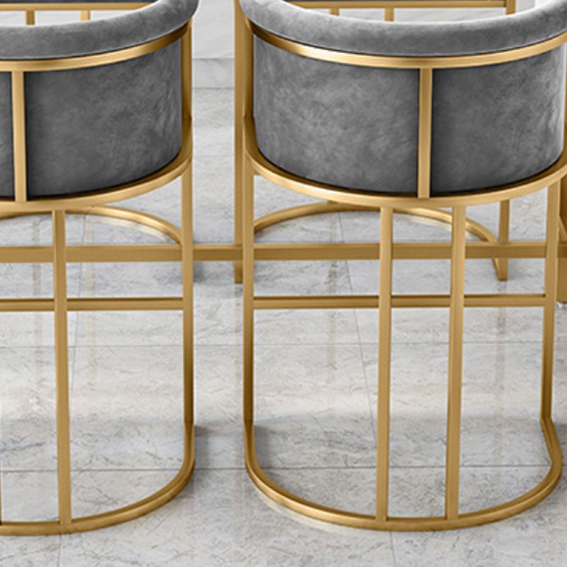 Glam 1/3/5 Pieces Bar Table Set Rectangle Stone Counter Table with High Stools for Kitchen