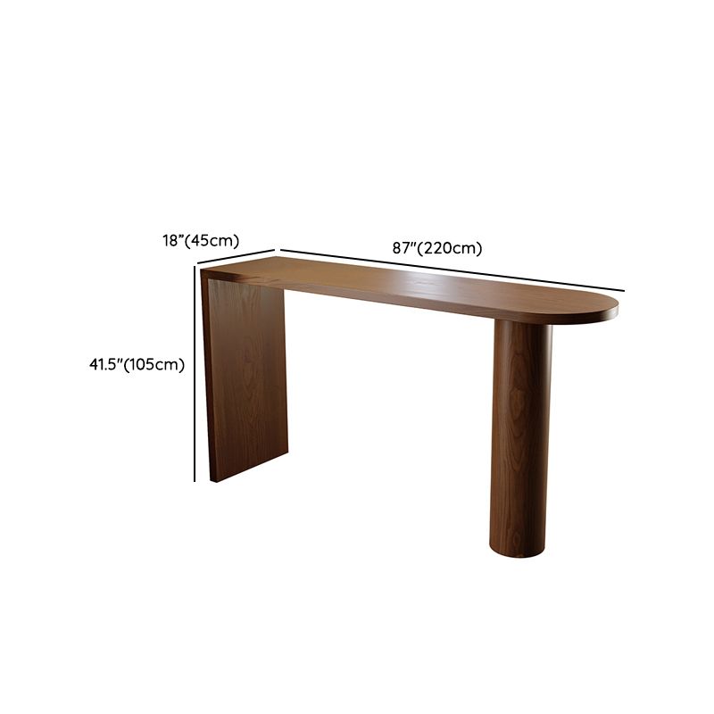 Industrial 1/4/5 Pieces Bar Table Set Pine Wood Counter Table with High Stools